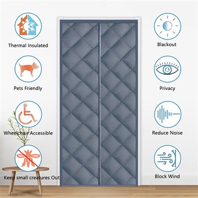 Porta illada térmica magnética